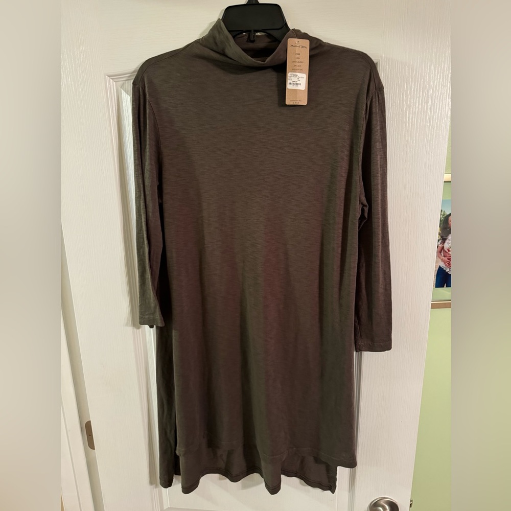 Michael Stars Mock Neck Tunic OS